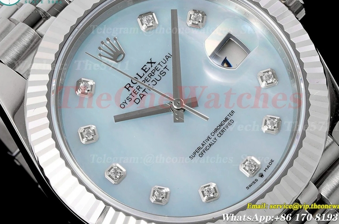 904L Datejust 126334 Jubilee 41mm Flt King Dial Mop SS SS VR3235 0301